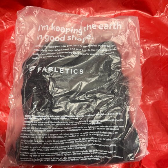 BNWT Fabletics Anywhere Motion365+ Shine High Waisted Legging, Black Shine, Smal - Picture 6 of 7